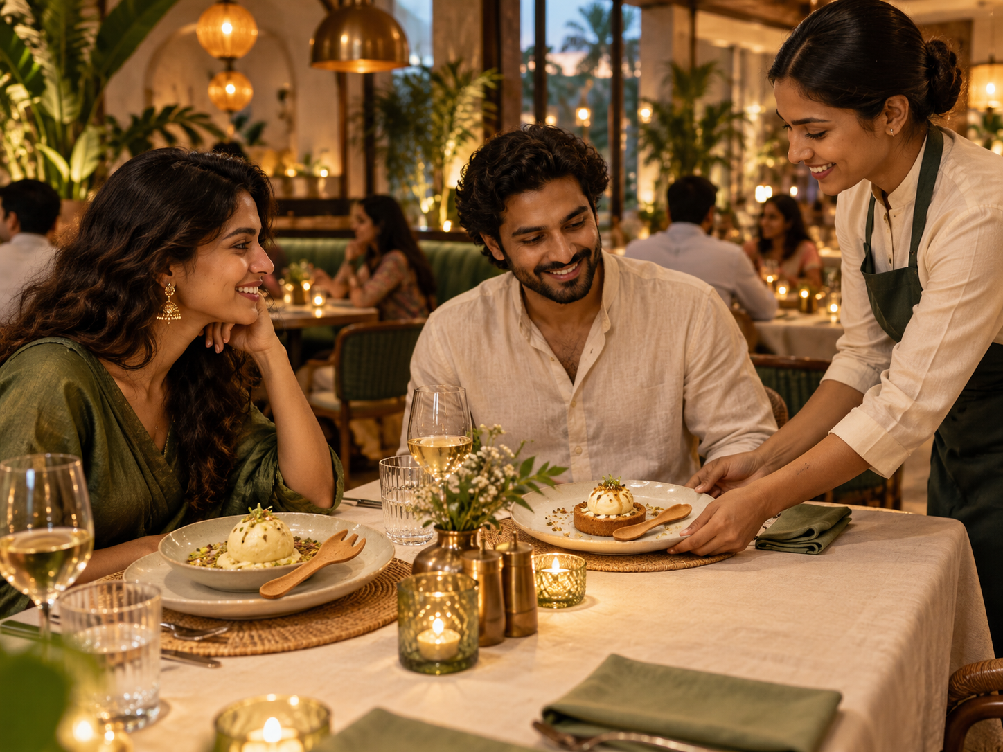 Edible serving at Restaurants & hospitality
